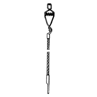 Light-Duty Bonding & Grounding Wire Assemblies - Alligator Clip & 1/4" Terminal Connectors - Lind Equipment LE63