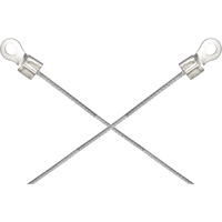 Light-Duty Bonding & Grounding Wire Assemblies - Two 1/4" Terminal Connectors - Lind Equipment LE70