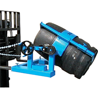 Fork Mounted Drum Lifter, 55 US gal. (45 Imperial Gal.) Drum Size, 1500 lbs./680 kg. Cap. - Morse 285A-HD & 4556-P