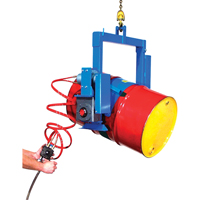 Power Drum Tilter - Air Motor, 55 US gal. (45 Imperial Gal.) Drum Size, 1500 lbs./680 kg. Cap. - Morse 195A-A