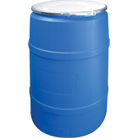 Barils en poly&eacute;thyl&egrave;ne, 55 gal. US (45 gal. imp.), Dessus ouvert, Bleu - Mauser Packaging NDLOP0050