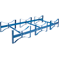 Drum Stacking Rack, 3 Drums, 2400 lbs. Capacity, 71-1/2" W x 30" D x 12-1/2" H - KLETON 
