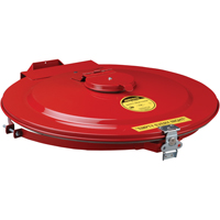 Couvercle pour baril VaporTrap, Convient aux barils 55 gal. US (45,8 gal. imp.)/55 gal. US - Justrite 26754