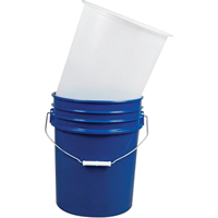 Inserts for Steel Pails, 11-1/4" Dia. x 12-1/4" H, 5 US gal (4.16 imp. Gal.) Capacity - Protective Lining Corp VL5L