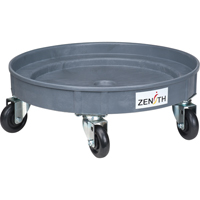 Leak Containment Drum Dolly, 24.25" dia. X 8.625" H, 1.5 US Gal. Spill Cap. - Zenith Safety Products 