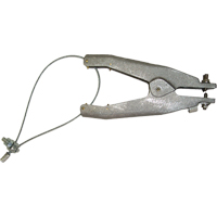 Static Grounding Clamp (GAT Series), Cast Aluminum Body Material, Stainless Steel Cup Point Material, 3 Points Configuration, 1-1/4" Max. Opening - Lind Equipment GAT-P