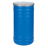 Barils en poly&eacute;thyl&egrave;ne, 15,5 gal. US (12,91 gal. imp.), Dessus ouvert, Bleu - Mauser Packaging NDSOP0006