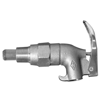 Zinc Drum Faucet with Flame Arrestor , Zinc Alloy, 3/4" NPT Inlet - Wesco 272083