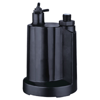 Pompe utilitaire submersible, 1/3 CV, 2160 gal./h, 115 V, 4 A - LEO LSC-252PL