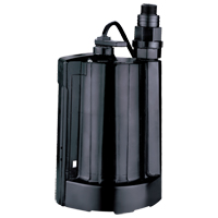 Pompe utilitaire submersible automatique, 1/3 CV, 2160 gal./h, 115 V, 4 A - LEO LSC-256PEL