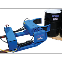 Grip+Go Power-Grip Fork Mount Drum Handler, 15 - 55 US Gal. (12.5 - 45 Imperial Gal.) Drum Size, 1500 lbs./680 kg Cap. - Morse 290F