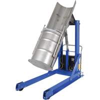 Portable Hydraulic Drum Dumper, For 30 - 55 US Gal. (25 - 45.8 Imperial Gal.) - Vestil HDD-60-7-P-SSC