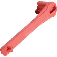 Single Ended Specialty Bung Nut Wrench, 1-1/4" Opening, 8" Handle, Non-Sparking Nylon - Vestil BNW-P