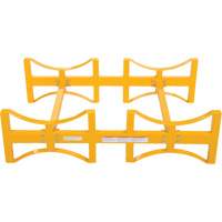 Porte-barils empilable en acier, 2 barils, Capacit&eacute; de 1600 lb, 45-1/2" la x 29-7/8" p x 12-3/4" h - Vestil DRUM-RACK-2