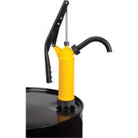 Pompe &agrave; baril de type levier, Polypropyl&egrave;ne, 14 oz/course, Pour barils de 5-55 gal. - KLETON 