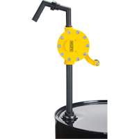 Pompe rotative pour baril, Polypropyl&egrave;ne, Pour capacit&eacute; 15 - 55 gal. US, 8 oz/course - KLETON 