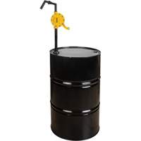 Pompe rotative pour baril, Polypropyl&egrave;ne, Pour capacit&eacute; 15 - 55 gal. US, 8 oz/course - KLETON 