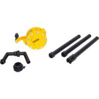 Pompe rotative pour baril, Polypropyl&egrave;ne, Pour capacit&eacute; 15 - 55 gal. US, 8 oz/course - KLETON 