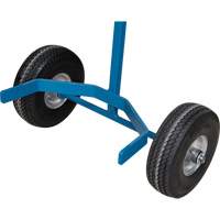 Cylinder Cart, Flat-Free Wheels, 15-1/2" W x 14-1/4" L Base, 600 lbs. - KLETON 