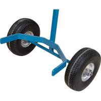 Cylinder Cart, Flat-Free Wheels, 15-1/2" W x 14-1/4" L Base, 600 lbs. - KLETON 