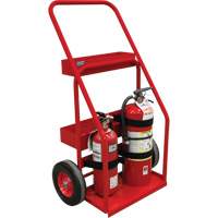 Hot Works Fire Prevention Cart, Semi-Pneumatic Wheels, 17.75" W x 8.9" L Base, 100 lbs. - KLETON 