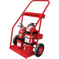 Hot Works Fire Prevention Cart, Semi-Pneumatic Wheels, 17.75" W x 8.9" L Base, 100 lbs. - KLETON 
