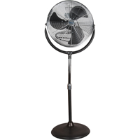 High-Velocity Pedestal Fan, Commercial, 3 Speed, 20" Diameter - Matrix Industrial Products 