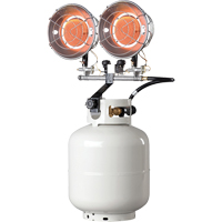 Double Tank-Top Heater, Radiant Heat, Propane, 30000 BTU/H - Heatstar By Enerco F242650