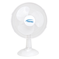Ventilateur oscillant &agrave; boutons-poussoirs pour bureau, Diam&egrave;tre 16", 3 vitesses - Produits Industriels Matrix 