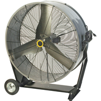 Direct Drive 4-in-1&reg; Drum Fan, Industrial, 3 Speed, 30" Diameter - Air Master 60470