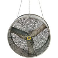 Direct Drive 4-in-1&reg; Drum Fan, Industrial, 3 Speed, 30" Diameter - Air Master 60470