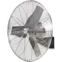 Stainless Steel Food Service Washdown Air Circulating Fans, Industrial, 1 Speed, 20" Diameter - Air Master 70833