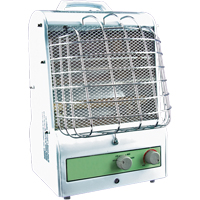 Portable Utility Heater, Fan/Radiant Heat, Electric, 5120 - Matrix Industrial Products 