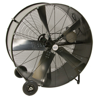 Heavy-Duty Fixed Belt Drive Drum Fan, Industrial, 2 Speed, 42" Diameter - Matrix Industrial Products 