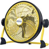 Ventilateur d'int&eacute;rieur/ext&eacute;rieur rechargeable avec port USB, Commercial, Variable vitesses, Diam&egrave;tre de 12" - Produits Industriels Matrix 