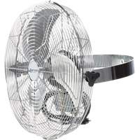 Wall-Mounted Air Circulator, Commercial, 3 Speed, 18" Diameter - Air Master 78972