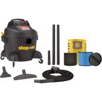 Aspirateur d'atelier s&eacute;rie entrepreneur, Secs-humides, 3,5 CV, 6 gal. US (22,7 litres) - Shop Vac 9653606
