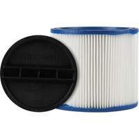 Filtre pour aspirateur pour d&eacute;bris secs/humides CleanStream Gore, Cartouche/Hepa, Pour 5 gal. US - Shop Vac 9034033