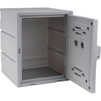 Locker, 15" x 15" x 18", Grey, Assembled - Remcon Plastics Incorporated 01 500 1518 001 027