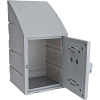 Locker, 15" x 15" x 31", Grey, Assembled - Remcon Plastics Incorporated 01 510 1518 001 027