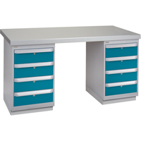 Pre-Designed Workbench, 72" W x 36" D x 34" H, 2500 lbs. Capacity - KLETON 