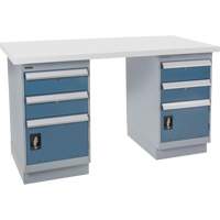 Pre-Designed Workbench, 72" W x 30" D x 34" H, 2500 lbs. Capacity - KLETON 