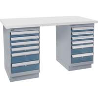 Pre-Designed Workbench, 72" W x 30" D x 34" H, 2500 lbs. Capacity - KLETON 