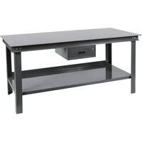 &eacute;tabli robuste, 72" la x 36" p x 34" h, Capacit&eacute; 14 000 lb - Durham Manufacturing HWB-3672-177D-95