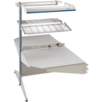 Postes de travail modulaires ergonomiques - Exemples de configurations - A-DC Ajouts de coin &agrave; deux c&ocirc;t&eacute;s, 36" la x 56" p x 84" h, Ajout de coin &agrave; deux c&ocirc;t&eacute;s - Lista A-DC368428SD-LG