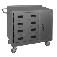 Armoire d'&eacute;tabli mobile, Acier Surface - Durham Manufacturing 2211-95