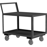 Low Deck Service Truck, 2 Tiers, 18-1/4" W x 33" D x 37-1/2" H, 1200 lbs. Cap. - Durham Manufacturing LDO-1830-2-95