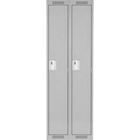 Casiers Clean Line, Bloc de 2, 30" x 18" x 72", Acier, Gris, Rivet (assembl&eacute;) - Anthony Steel Mfg. CL-S-2-15X18X72_A124