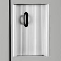 Casiers Clean Line, 5 niveaux, Bloc de 2, 24" x 18" x 78", Acier, Gris, Rivet (assembl&eacute;) - Anthony Steel Mfg. CL-5-2-12X18X72-ST_A124