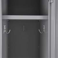 Casiers Clean Line, Bloc de 2, 30" x 18" x 72", Acier, Gris, Rivet (assembl&eacute;) - Anthony Steel Mfg. CL-S-2-15X18X72_A124